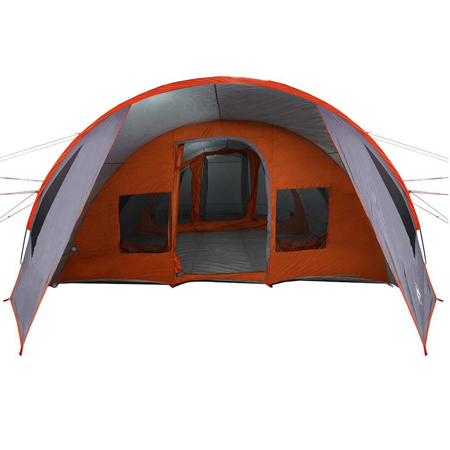 Tunneltent met dak Grijs en Oranje 778 x 356 x 210 cm