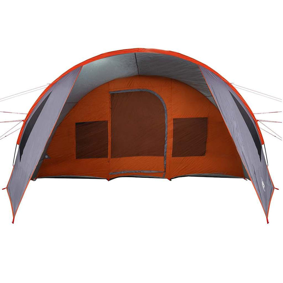 Tunneltent met dak Grijs en Oranje 778 x 356 x 210 cm