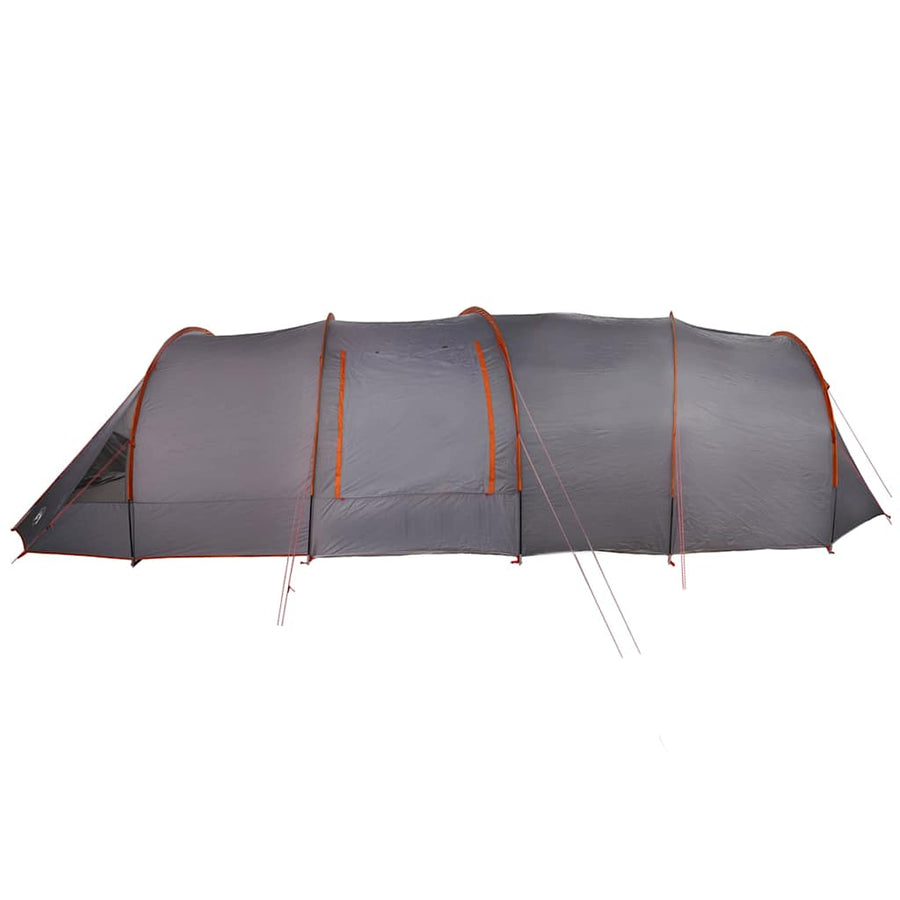 Tunneltent met dak Grijs en Oranje 778 x 356 x 210 cm