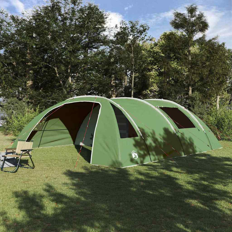 Tunneltent met dak met opslag Groen en Wit 700 x 590 x 215 cm