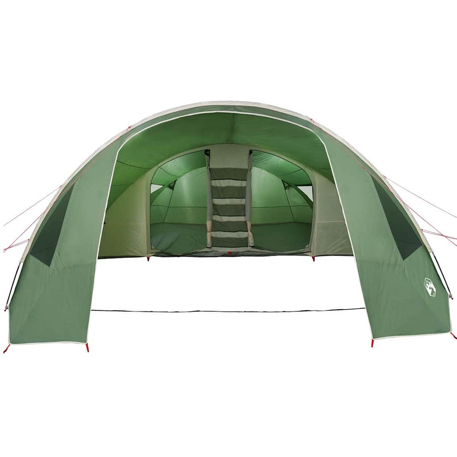 Tunneltent met dak met opslag Groen en Wit 700 x 590 x 215 cm