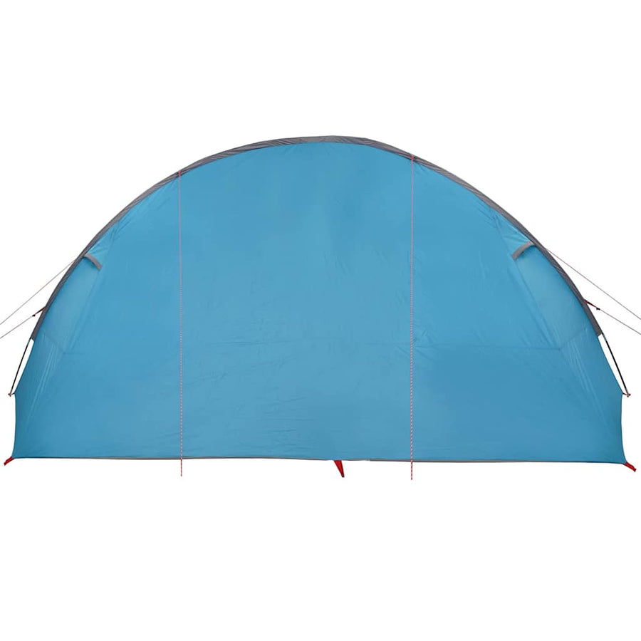 Tunneltent met dak met opslag Blauw en Grijs 700 x 590 x 215 cm