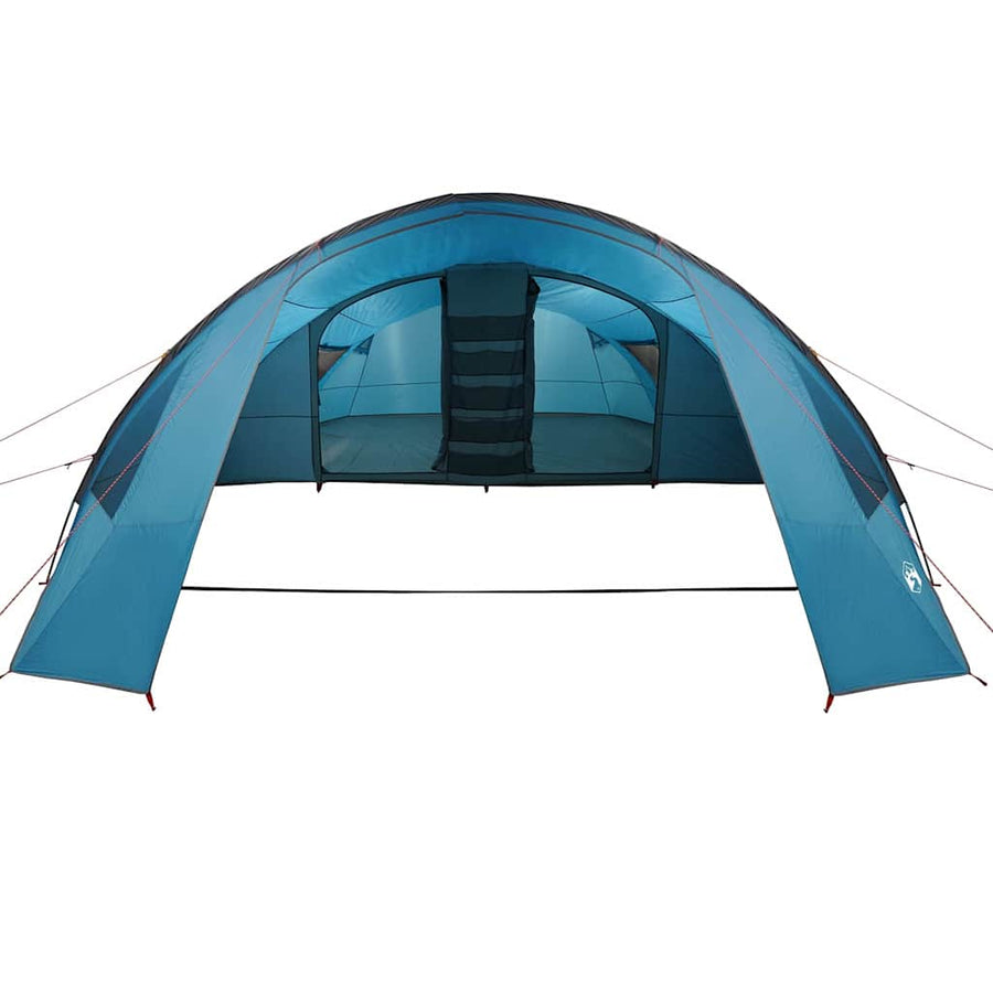 Tunneltent met dak met opslag Blauw en Grijs 700 x 590 x 215 cm