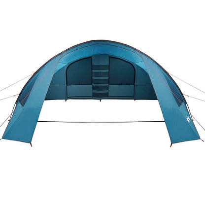 Tunneltent met dak met opslag Blauw en Grijs 700 x 590 x 215 cm