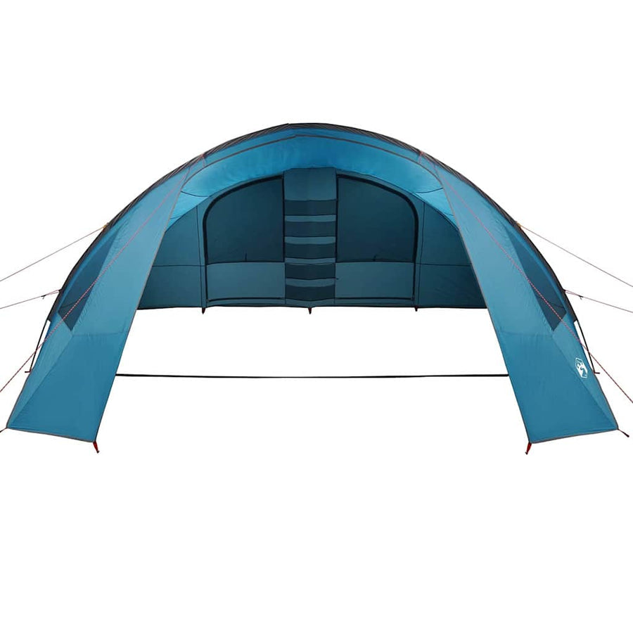 Tunneltent met dak met opslag Blauw en Grijs 700 x 590 x 215 cm