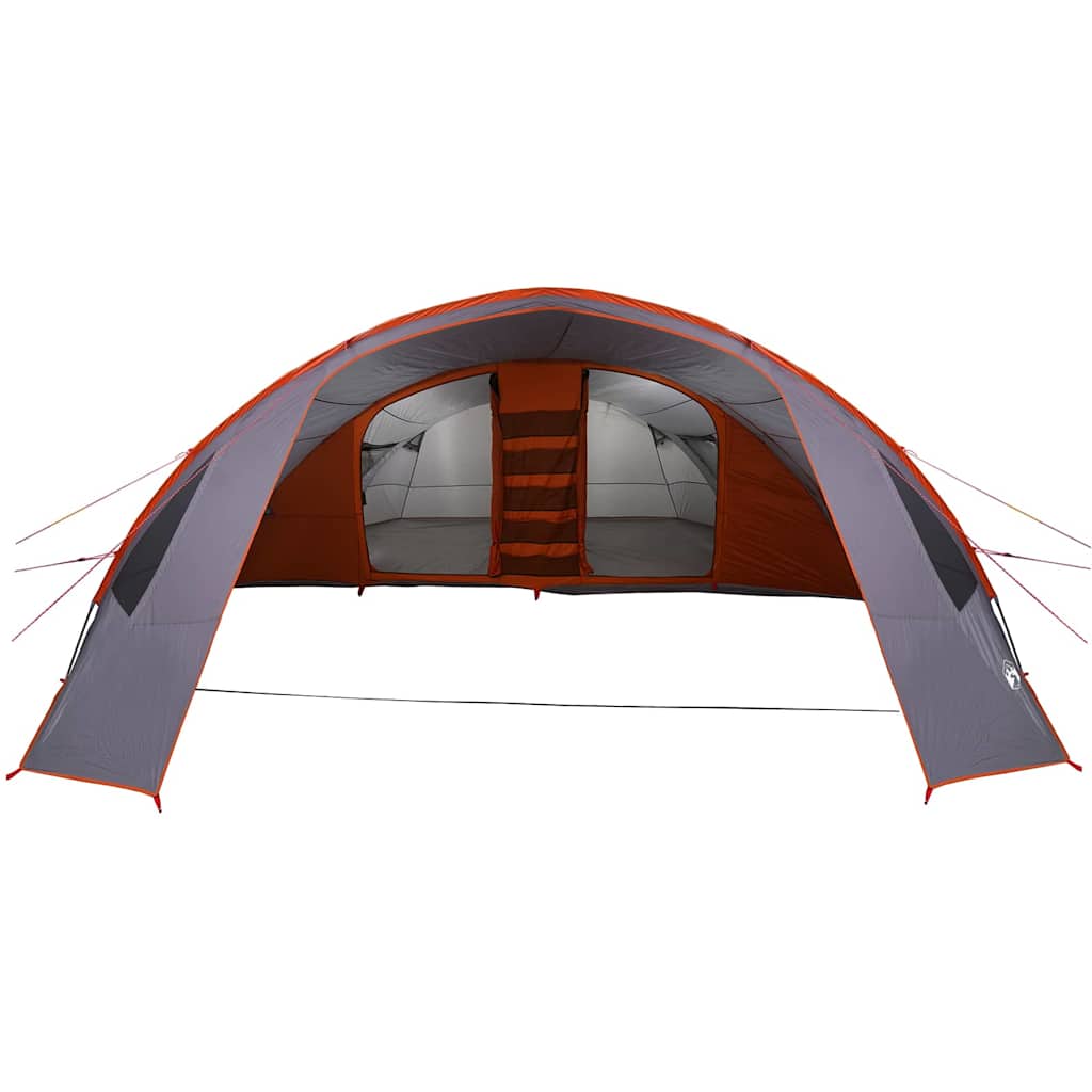 Tunneltent met dak Grijs en Oranje 700 x 590 x 215 cm