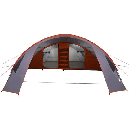 Tunneltent met dak Grijs en Oranje 700 x 590 x 215 cm