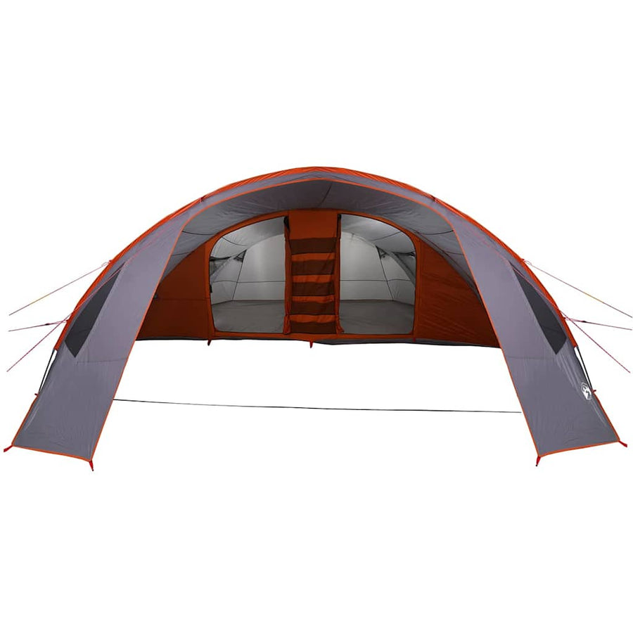 Tunneltent met dak Grijs en Oranje 700 x 590 x 215 cm