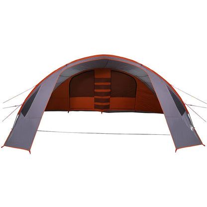 Tunneltent met dak Grijs en Oranje 700 x 590 x 215 cm