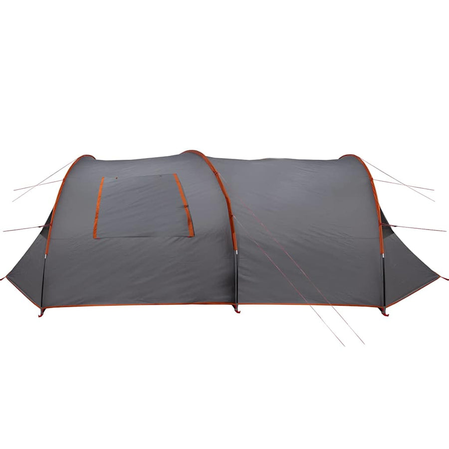 Tunneltent met dak Grijs en Oranje 700 x 590 x 215 cm