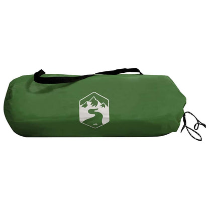 Tunneltent met dak met opslag Groen en Wit 328 x 228 x 115 cm