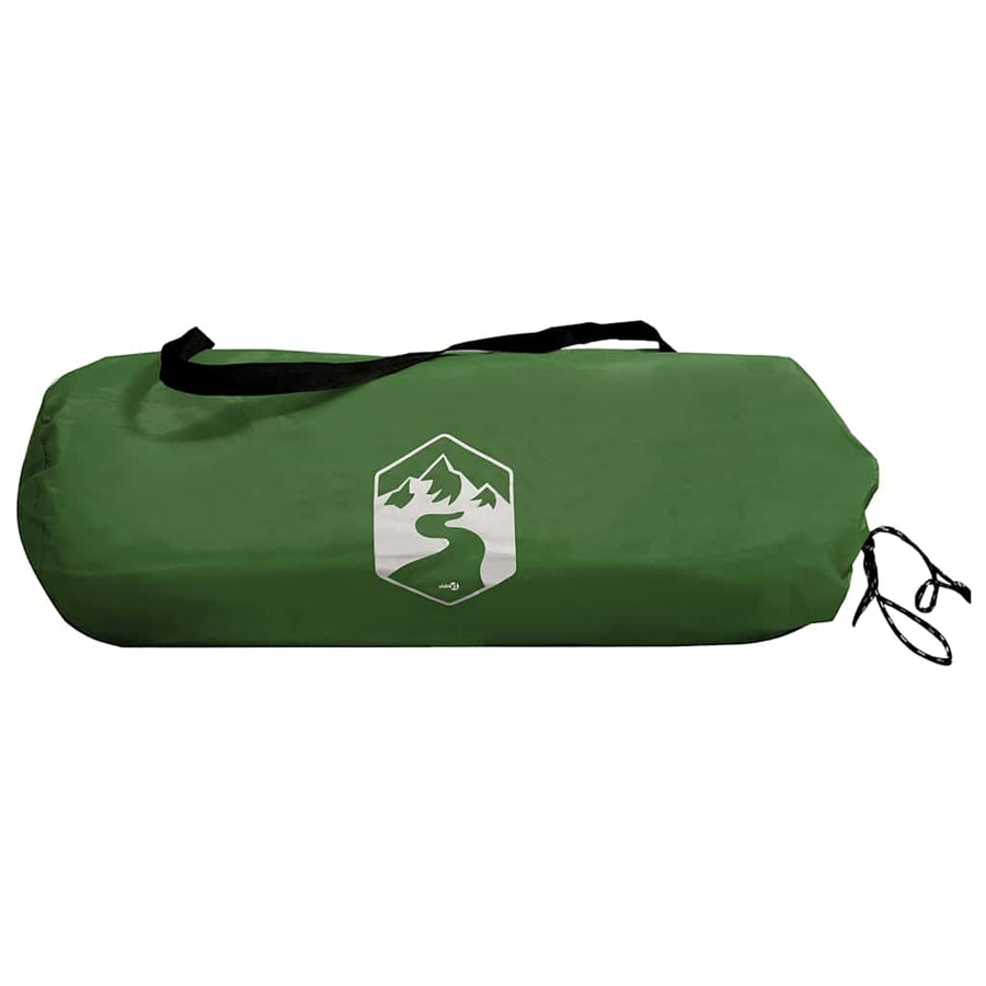 Tunneltent met dak met opslag Groen en Wit 328 x 228 x 115 cm