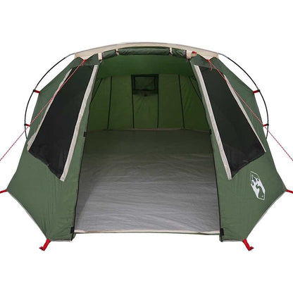 Tunneltent met dak met opslag Groen en Wit 328 x 228 x 115 cm