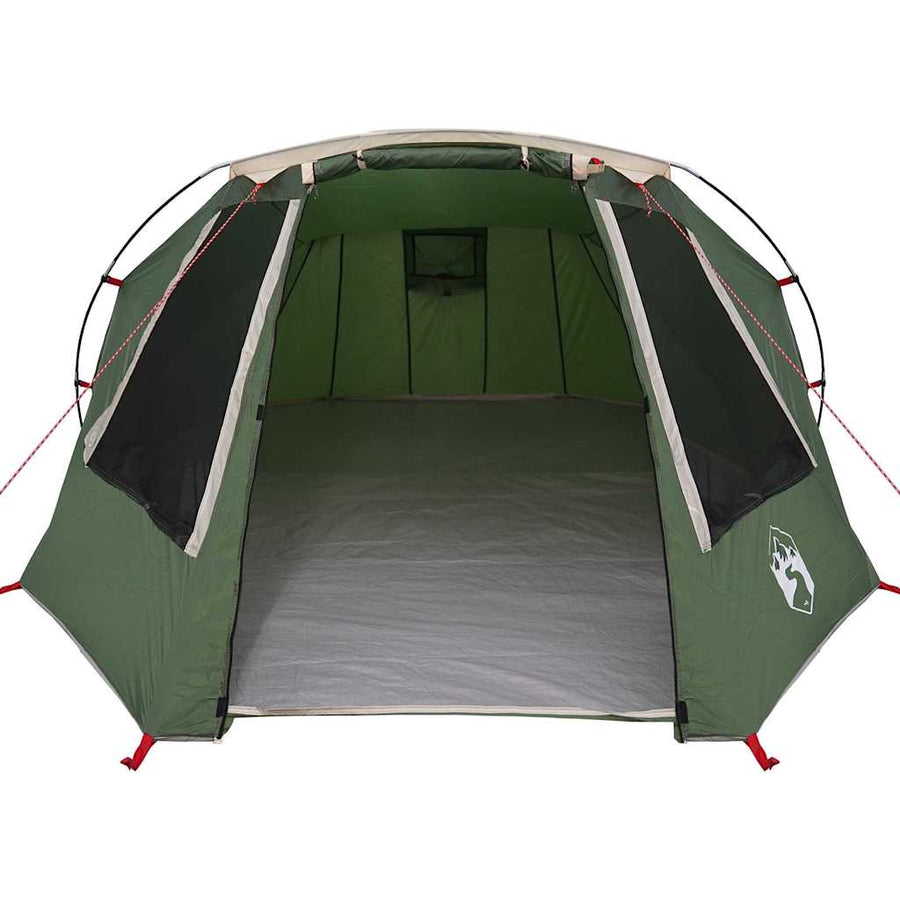 Tunneltent met dak met opslag Groen en Wit 328 x 228 x 115 cm