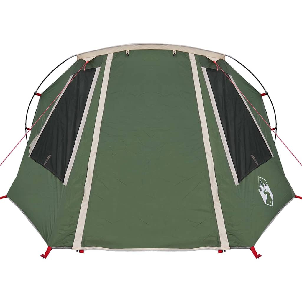 Tunneltent met dak met opslag Groen en Wit 328 x 228 x 115 cm
