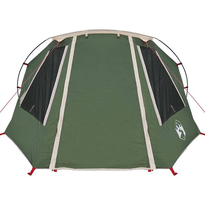 Tunneltent met dak met opslag Groen en Wit 328 x 228 x 115 cm