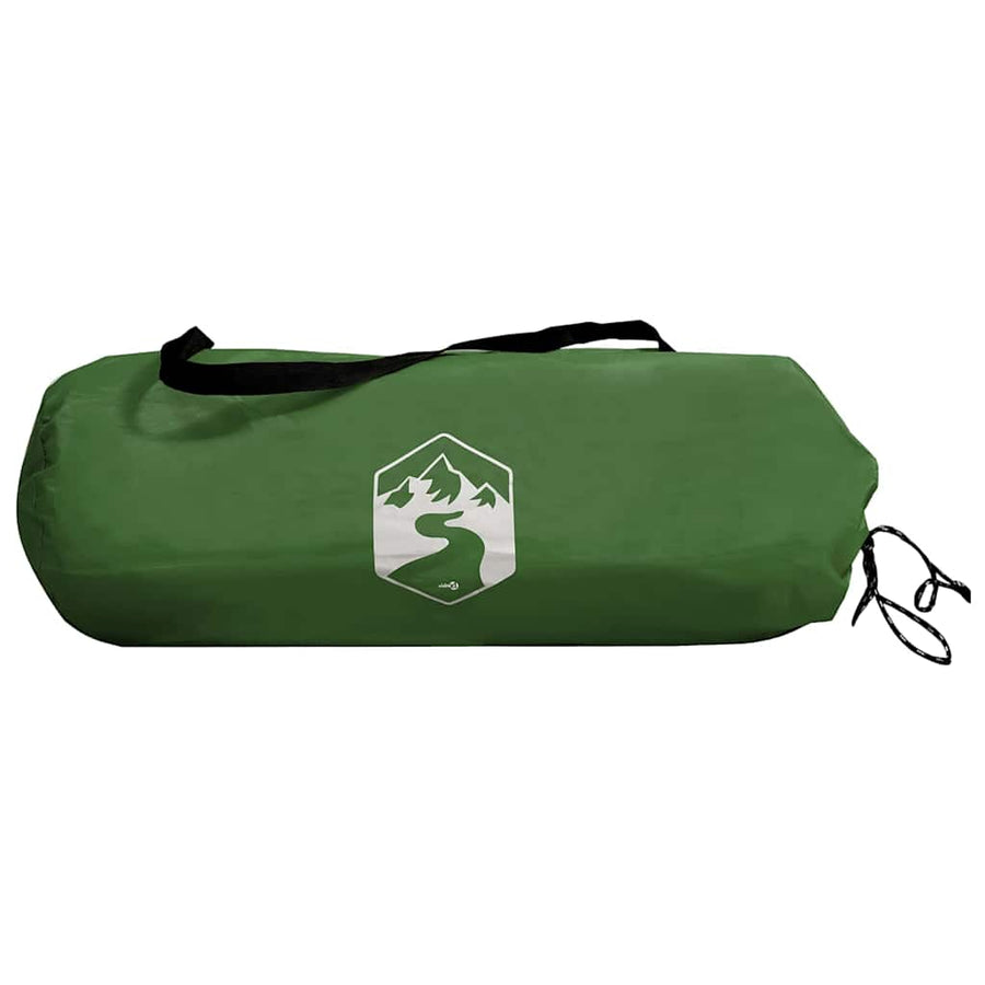 Tunneltent met dak met opslag Groen en Wit 318 x 275 x 140 cm