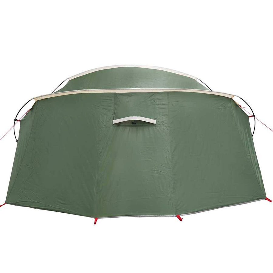 Tunneltent met dak met opslag Groen en Wit 318 x 275 x 140 cm
