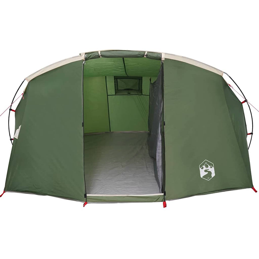 Tunneltent met dak met opslag Groen en Wit 318 x 275 x 140 cm