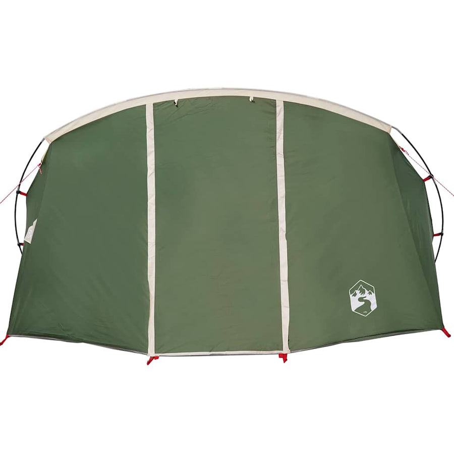 Tunneltent met dak met opslag Groen en Wit 318 x 275 x 140 cm