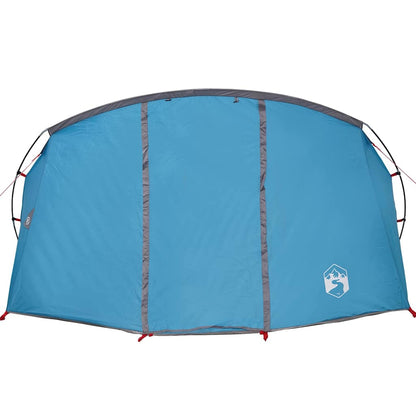 Tunneltent met dak met opslag Blauw en Grijs 318 x 275 x 140 cm