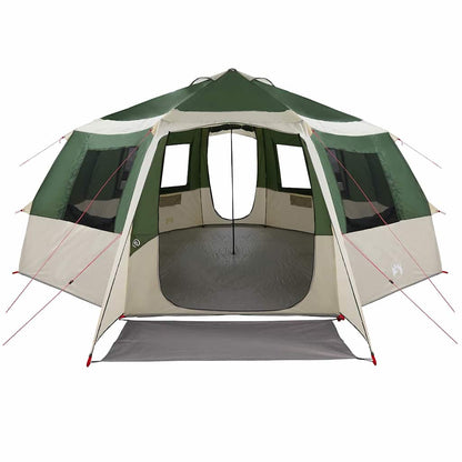 Huisje Tent met dak Groen en Grijs 500 x 500 x 294 cm
