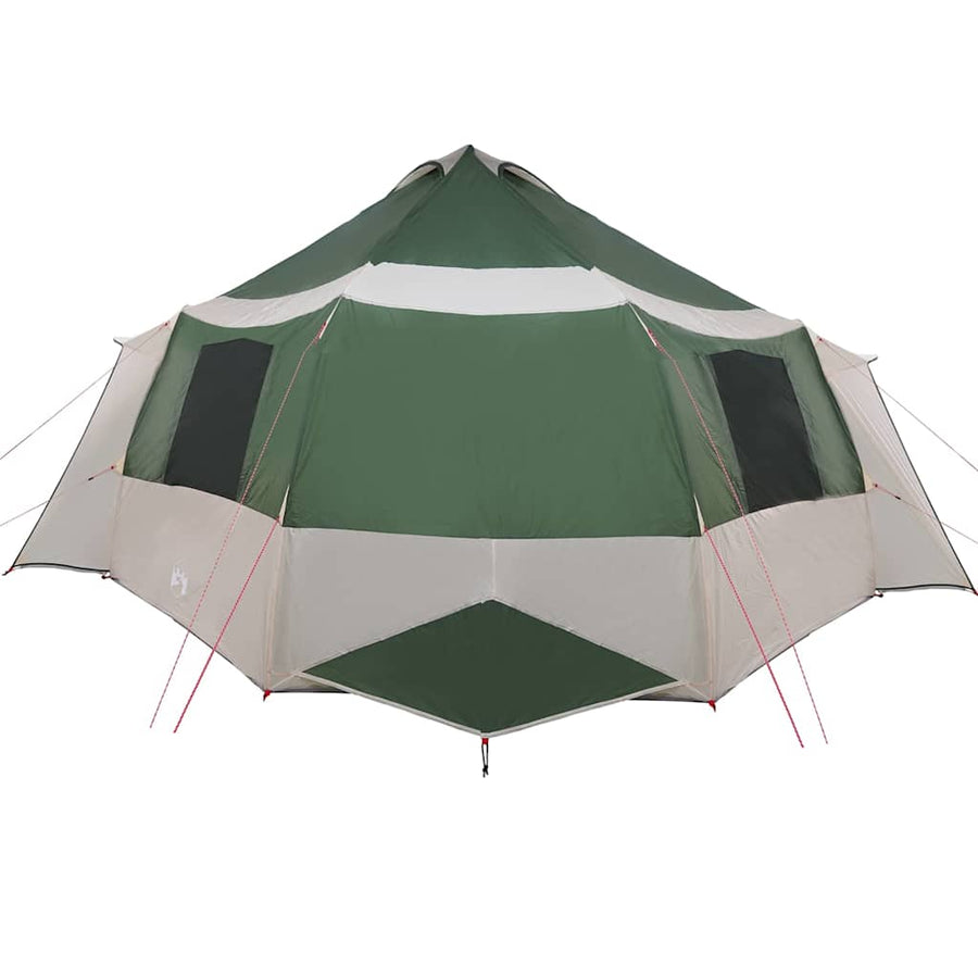 Huisje Tent met dak Groen en Grijs 500 x 500 x 294 cm