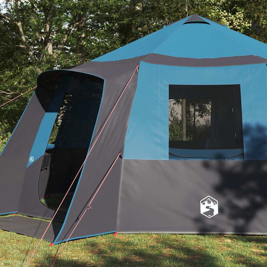Huisje Tent met dak Blauw en Grijs 500 x 500 x 294 cm