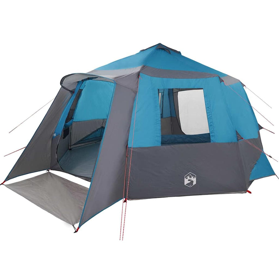 Huisje Tent met dak Blauw en Grijs 500 x 500 x 294 cm