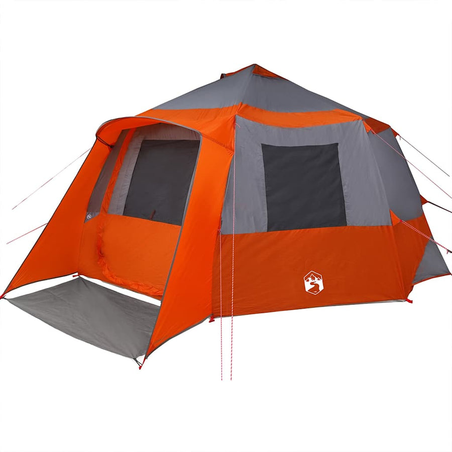 Huisje Tent met dak Grijs en Oranje 500 x 500 x 294 cm