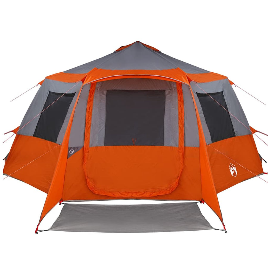 Huisje Tent met dak Grijs en Oranje 500 x 500 x 294 cm