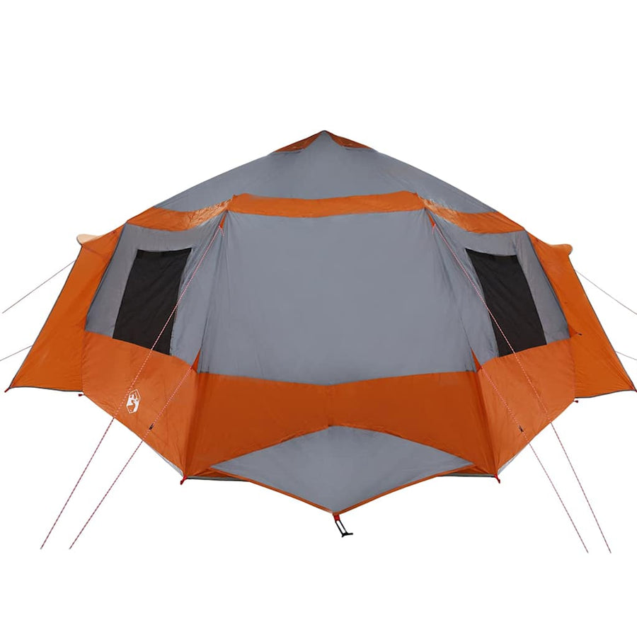 Huisje Tent met dak Grijs en Oranje 500 x 500 x 294 cm