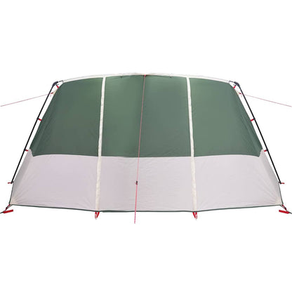 Gezinstent met dak met opslag Groen en Wit 760 x 645 x 230 cm