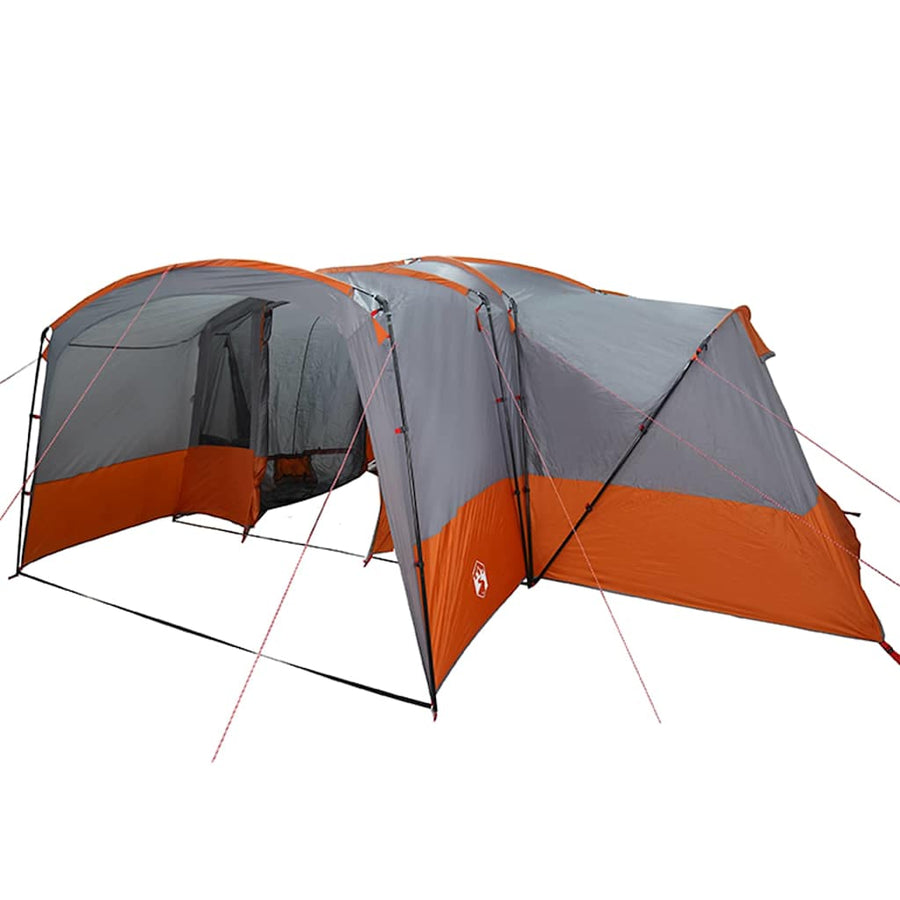 Gezinstent met dak Grijs en Oranje 760 x 645 x 230 cm