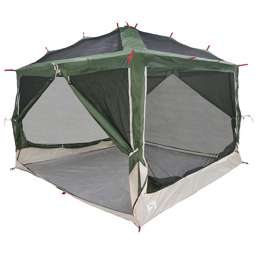 Binnentent met dak met opslag Groen en Grijs 300 x 300 x 250 cm