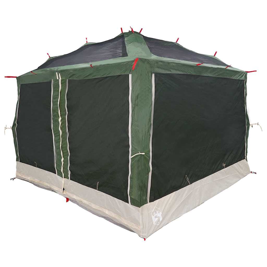 Binnentent met dak met opslag Groen en Grijs 300 x 300 x 250 cm