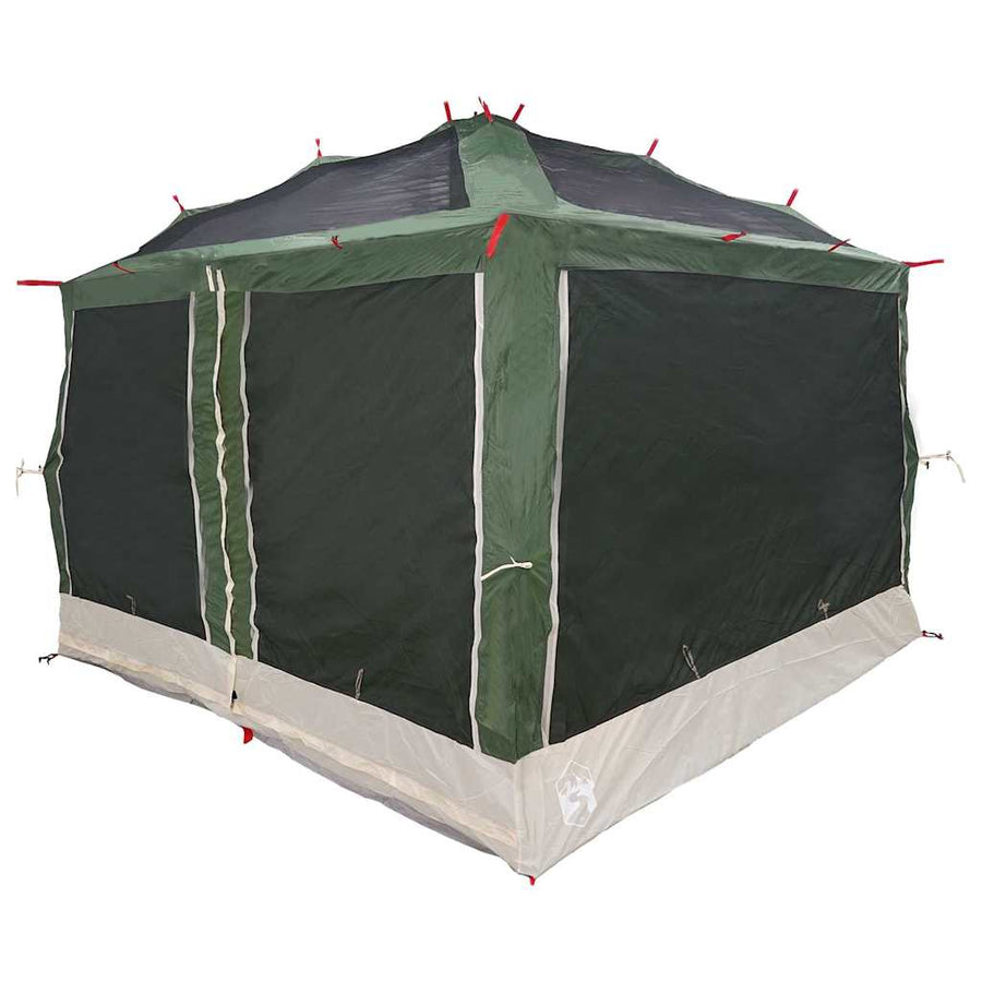 Binnentent met dak met opslag Groen en Grijs 300 x 300 x 250 cm