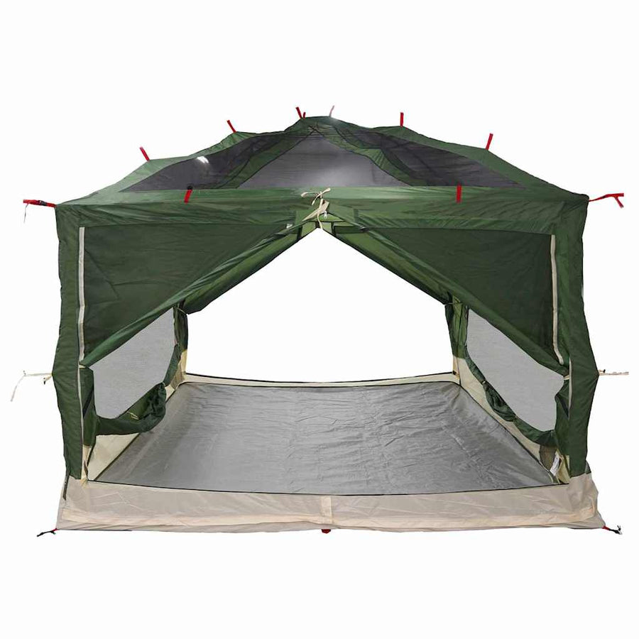 Binnentent met dak met opslag Groen en Grijs 300 x 300 x 250 cm