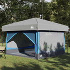 Tent 300x300x250 cm blauw grijs