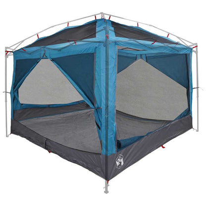 Binnentent met dak met opslag Blauw en Grijs 300 x 300 x 250 cm