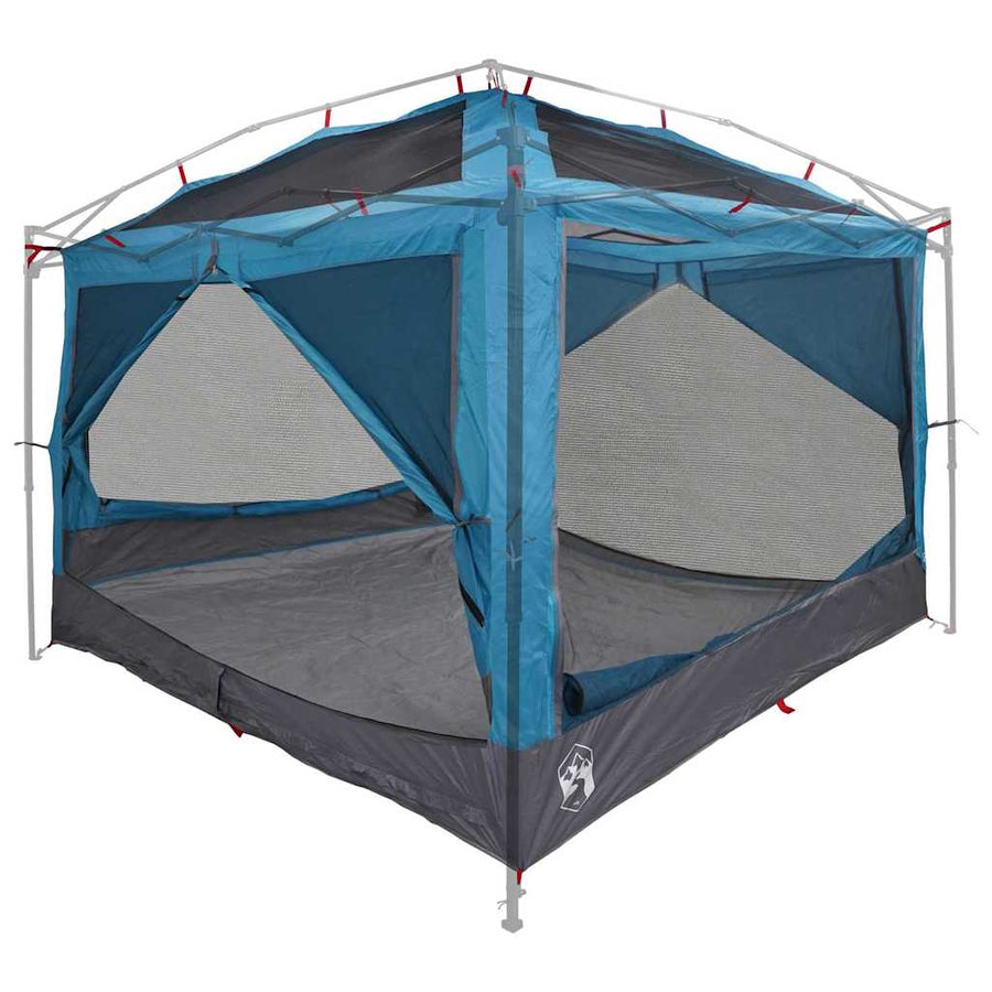 Binnentent met dak met opslag Blauw en Grijs 300 x 300 x 250 cm