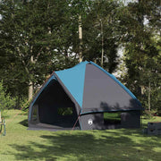 Teepee tent 10 personen blauw grijs 567x470x242 cm