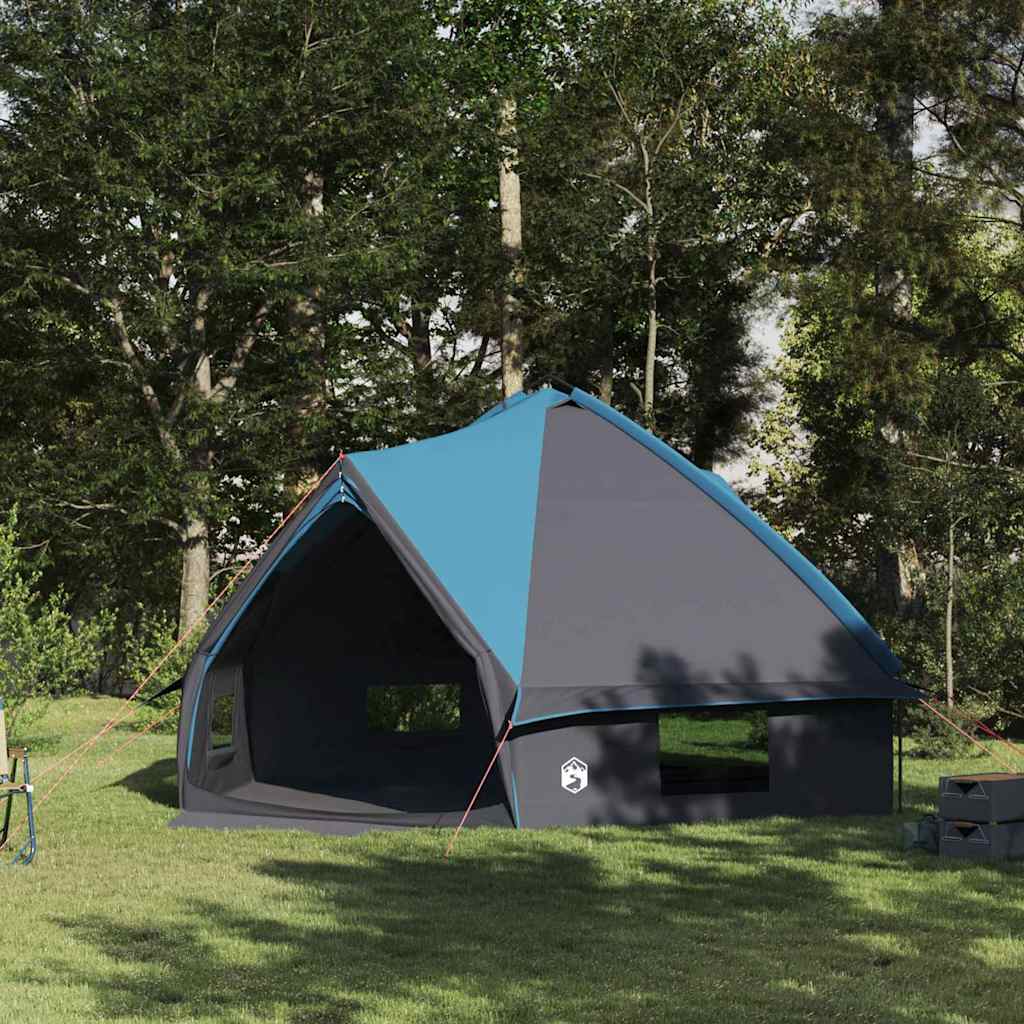 Teepee Tent met dak Blauw en Grijs 490 x 410 x 210 cm