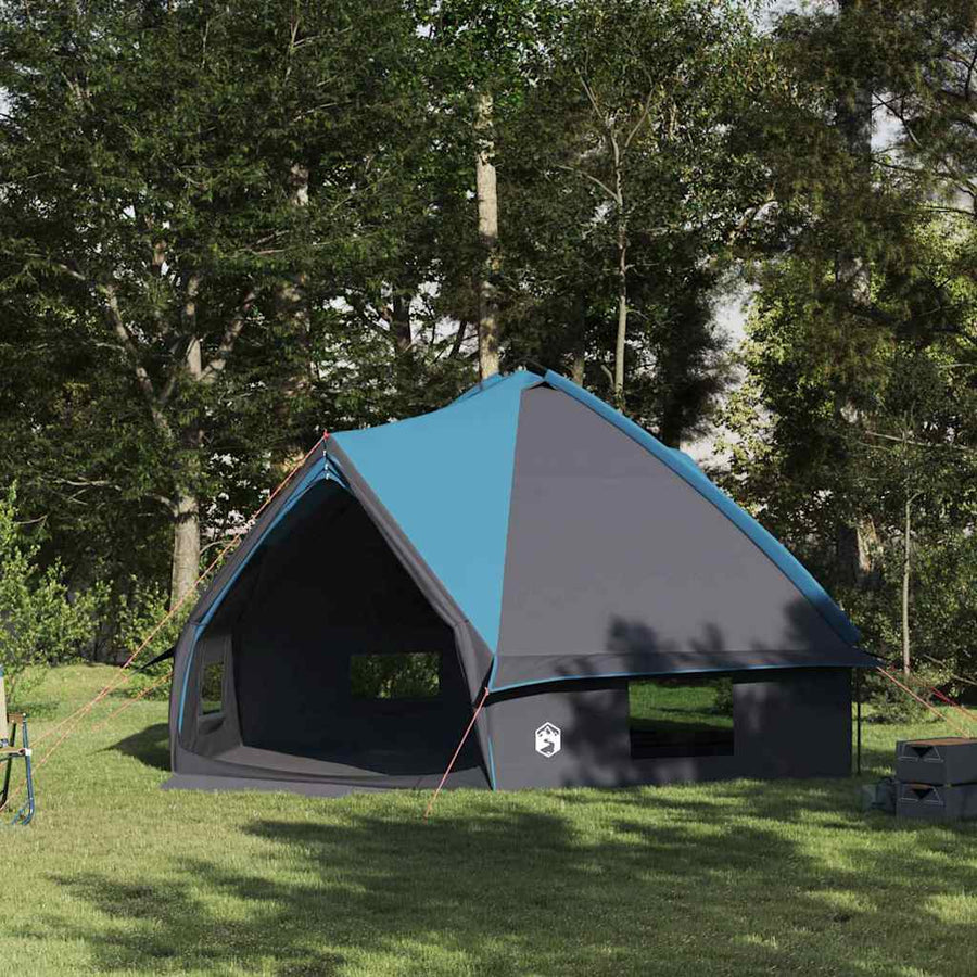 Teepee Tent met dak Blauw en Grijs 490 x 410 x 210 cm