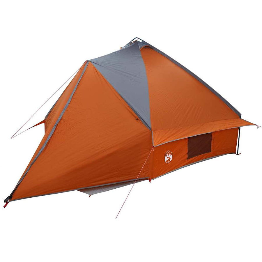 Teepee Tent met dak Grijs en Oranje 490 x 410 x 210 cm
