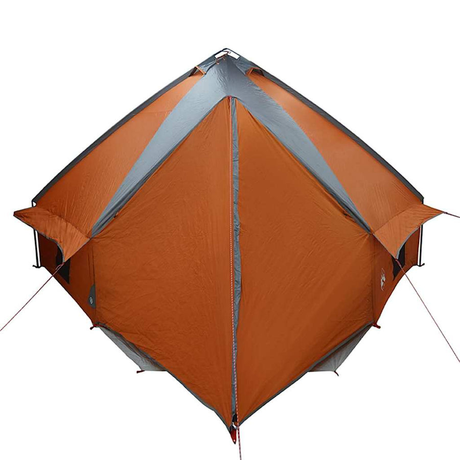Teepee Tent met dak Grijs en Oranje 490 x 410 x 210 cm