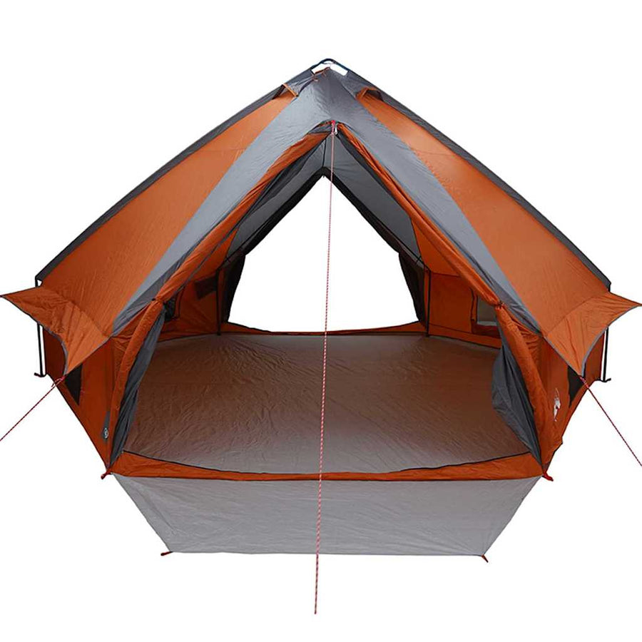 Teepee Tent met dak Grijs en Oranje 490 x 410 x 210 cm