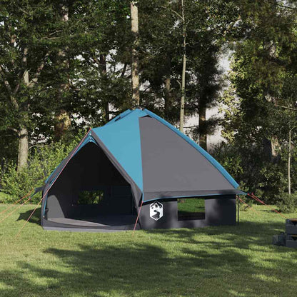 Teepee Tent met dak Blauw en Grijs 490 x 410 x 210 cm