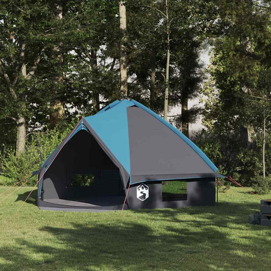 Teepee Tent met dak Blauw en Grijs 490 x 410 x 210 cm