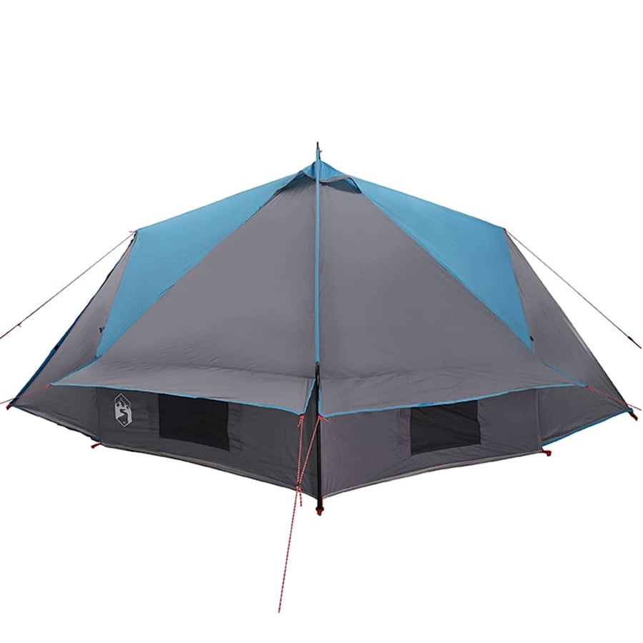Teepee Tent met dak Blauw en Grijs 490 x 410 x 210 cm